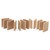 Wooden Blank Scrabble Tile , 1", 1/8" Thick