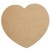 11-1/4" Heart Wooden Cutout, 11-1/4" X 10" X 1/8"