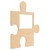 Wood Puzzle Piece Cutout, 12" X 12", With 4" X 6" Photo Frame