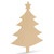 Christmas Tree With Star Cutout Jumbo 18" X 16.5"