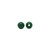 1/2" Green Wooden Bead, With 5/32" Hole