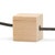 1/2" Wooden Square Bead