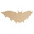 Wood Halloween Bat Cutout, Small 12" X 4"