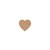 1-1/2" Wood Heart Cutout, 1/8" Thick