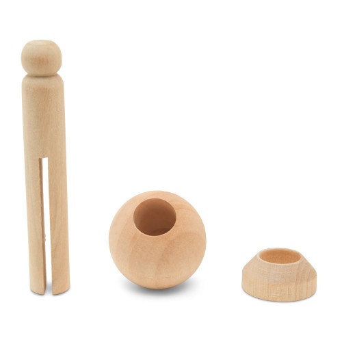 Clothespin Doll Set - A Whimsical Journey Back in Time