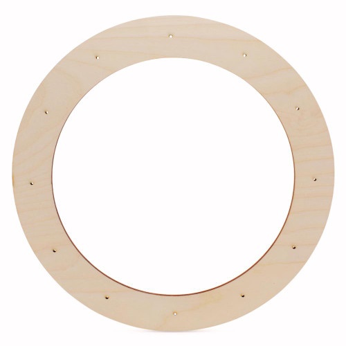 Wooden Wreath Form, 18”