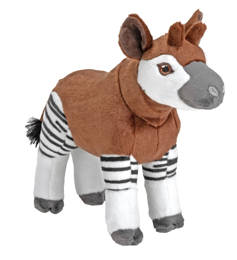 Cuddlekins Eco Okapi Stuffed Animal - 12"