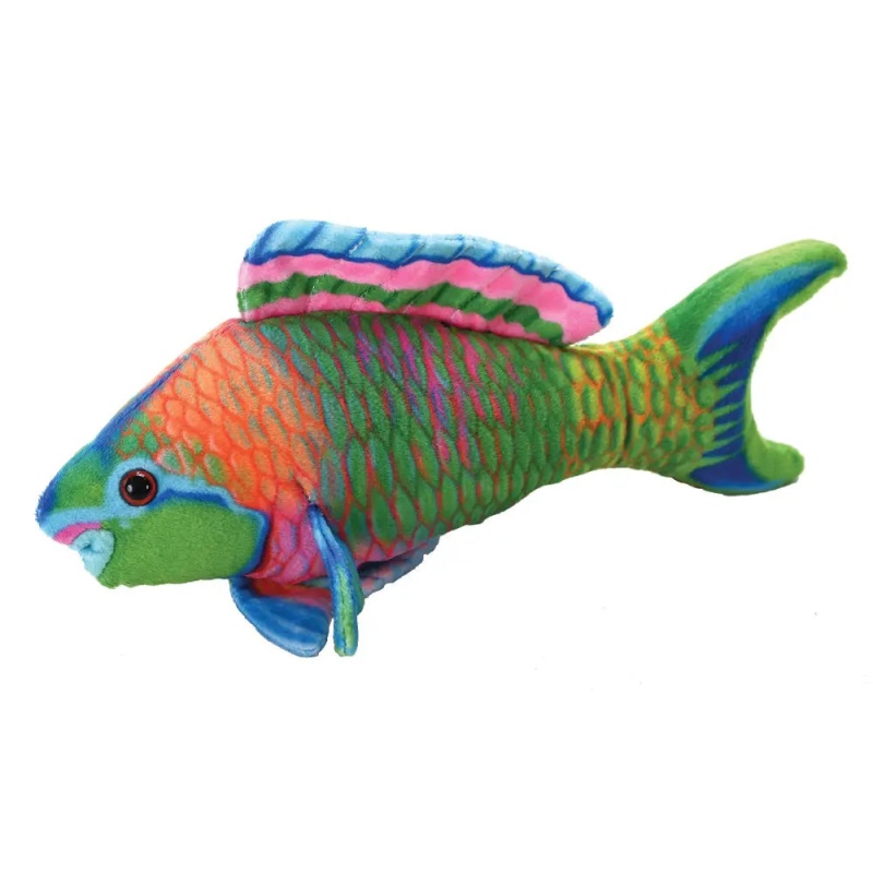 Coral Reef Parrotfish Stuffed Animal - 6"