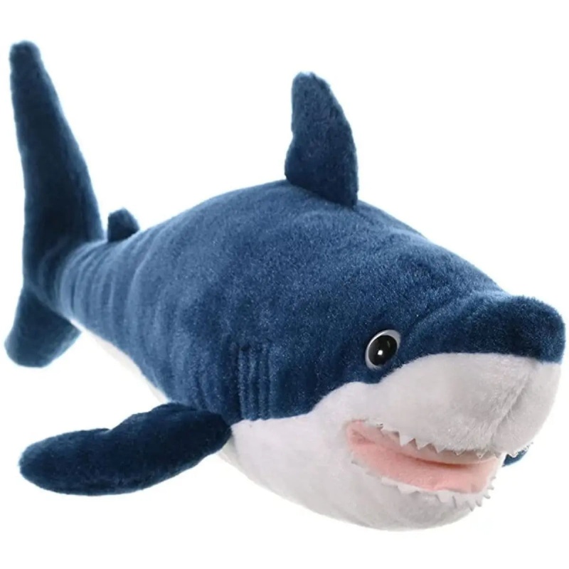 Cuddlekins Mako Shark Stuffed Animal - 12"