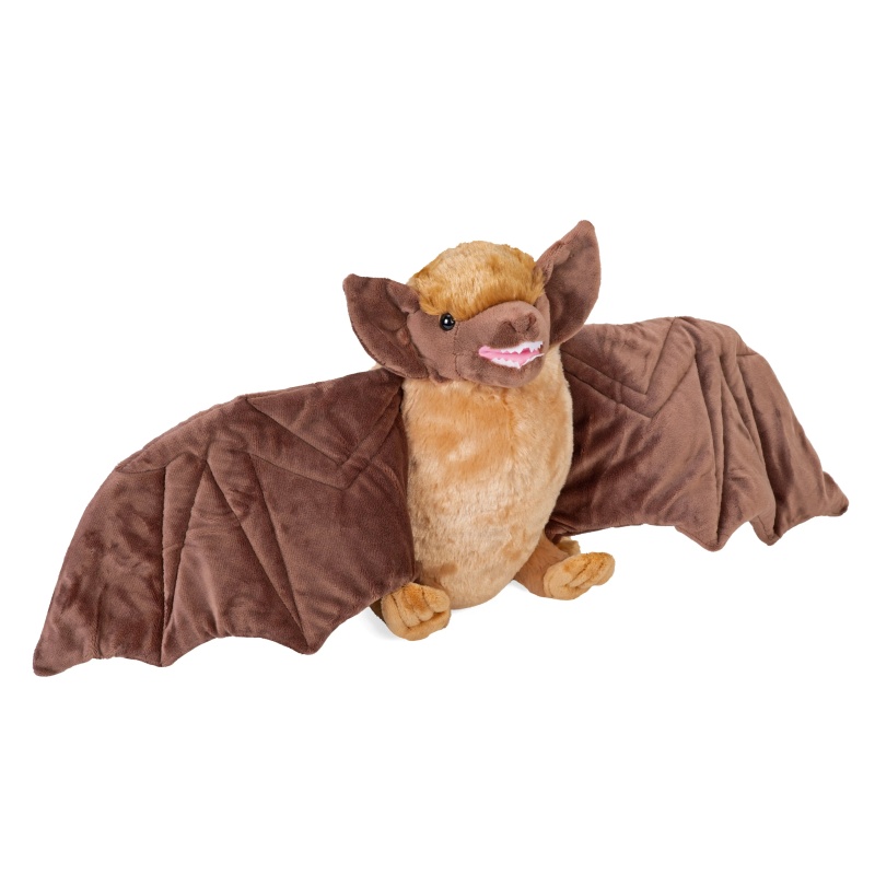 Cuddlekins Brown Bat Stuffed Animal - 12"