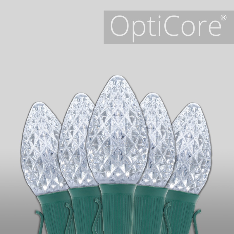 C7 Cool White Opticore® Commercial Led Christmas Lights