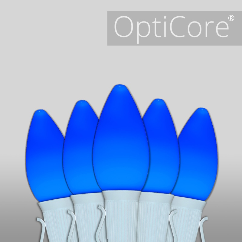 C7 Blue Smooth Opticore® Commercial Led Christmas Lights