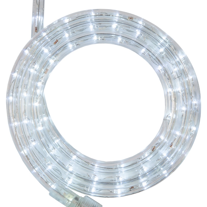 Cool White Led Rope Light, 18 Ft