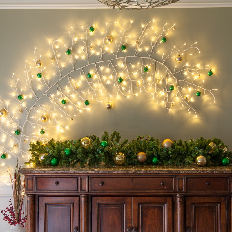 White Lighted Climbing Vine Warm White Led