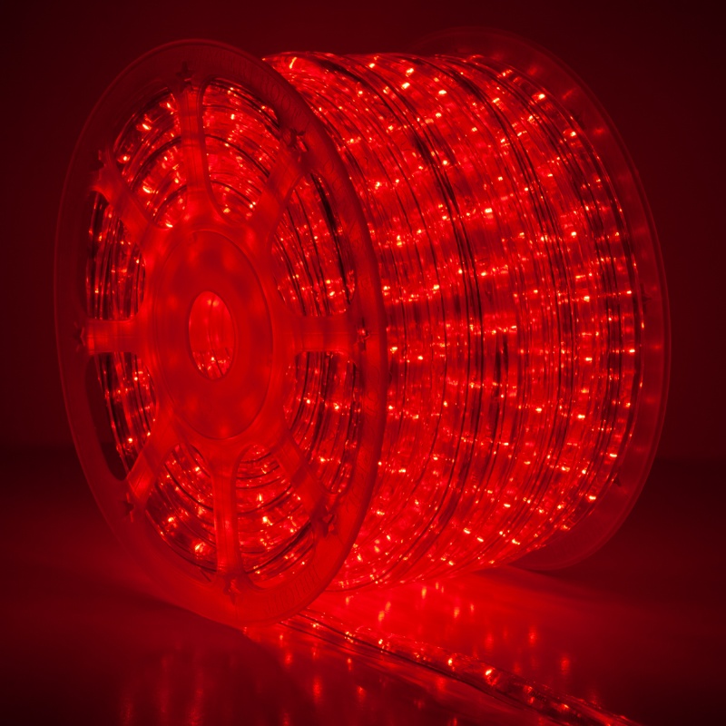 Red Rope Light, 150 Ft