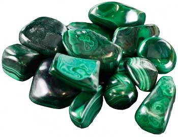 1 Lb Malachite Tumbled Stones for Love, Power, and Protection
