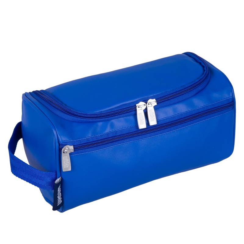 blue toiletries travel bag