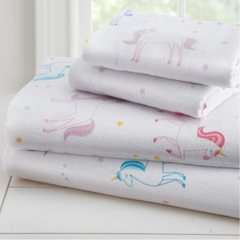 Unicorn 100% Cotton Sheet Set - Twin