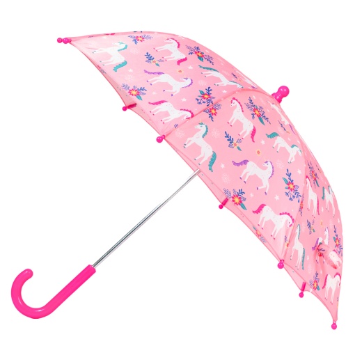 Magical Unicorns Umbrella - Pink Umbrella for Toddlers and Kids