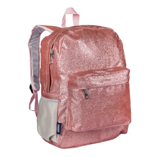 Pink Glitter 16 Inch Backpack