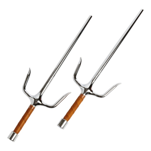 Round Chrome Sai - Dev-Awma Self Defense Tool
