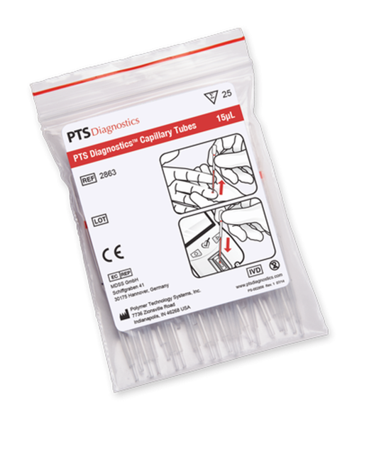 Pts Diagnostics 2863 Capillary Tubes