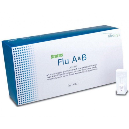 Lifesign Status 36025 Rapid Flu A&B Tests Clia Waived