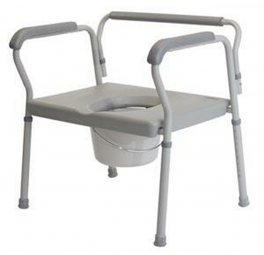 Lumex 7446A-2 Bariatric Imperial Collection Three-In-One Steel Commode