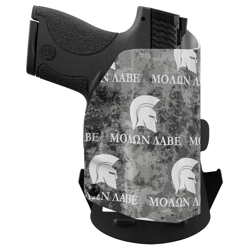 Molon Labe Come And Take Them Kydex Owb Paddle Holster Custom Designed Paddle