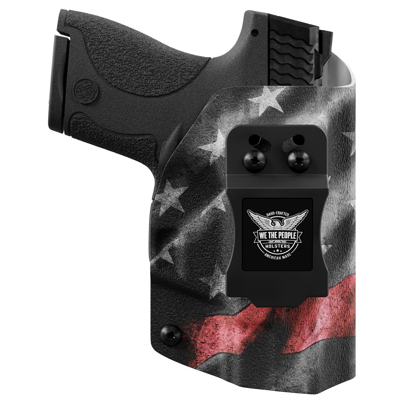 Thin Red Line Custom Printed Holster - Iwb Kydex Holster - Firefighter Support Holster