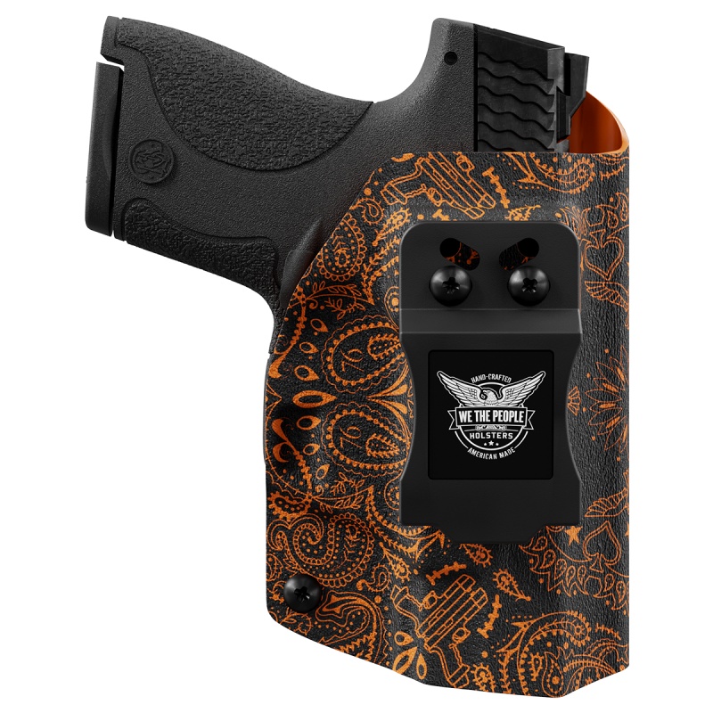 Orange Bandana Custom Printed IWB Kydex Holster