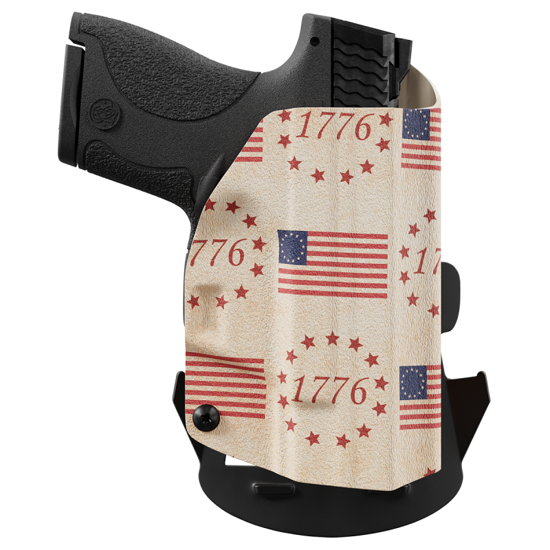 The Betsy Ross Flag Tribute To Independence Day 1776 Custom Printed Holster - Owb Kydex Holster