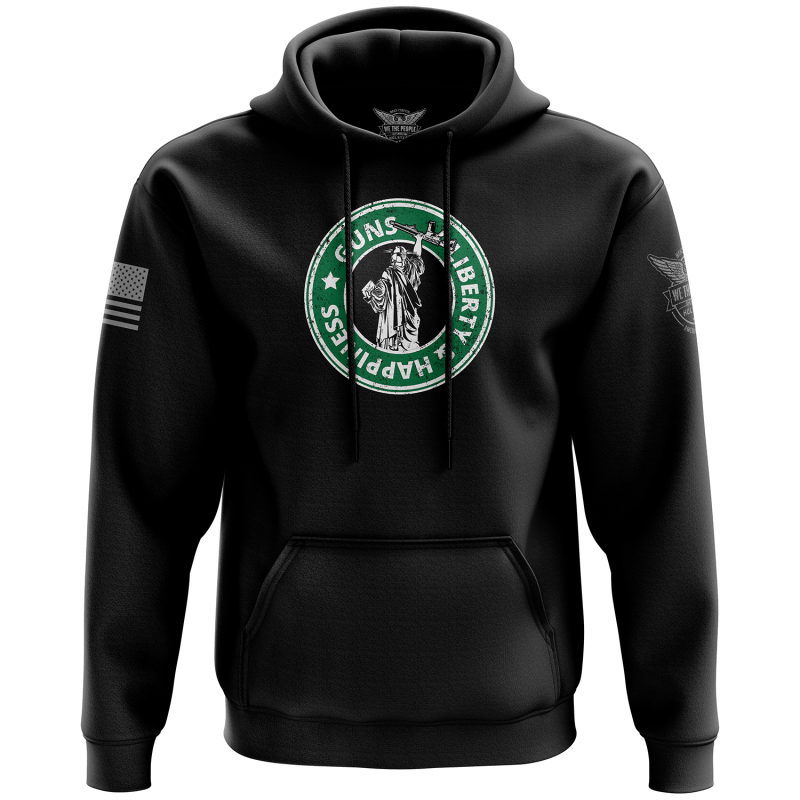 Guns - Liberty And Happiness Hoodie