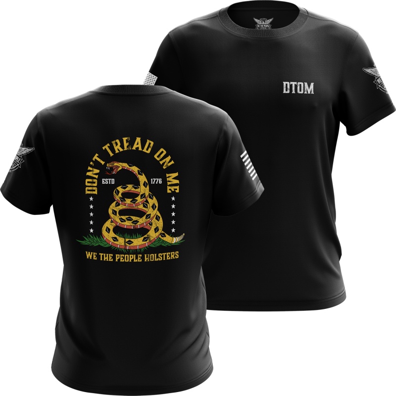 Don't Tread On Me Old School Short Sleeve Shirt