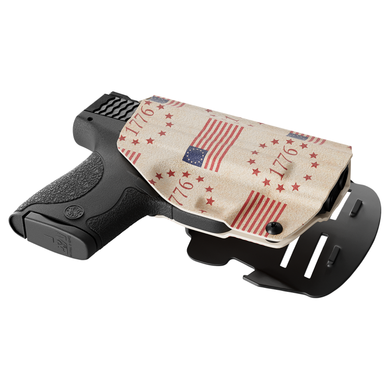 The Betsy Ross Flag Tribute To Independence Day 1776 Custom Printed Holster - Owb Kydex Holster