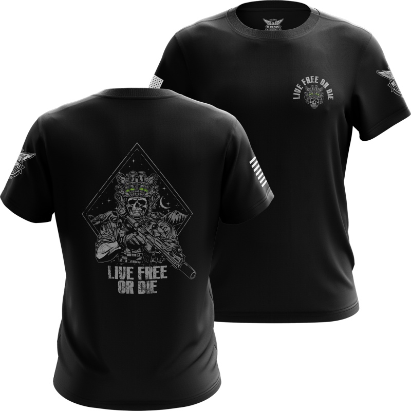 Live Free Or Die Short Sleeve Shirt
