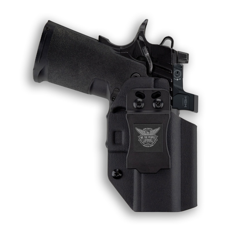 Springfield 1911 Ds Prodigy Comp Aos 3.5" Red Dot Optic Cut Iwb Holster