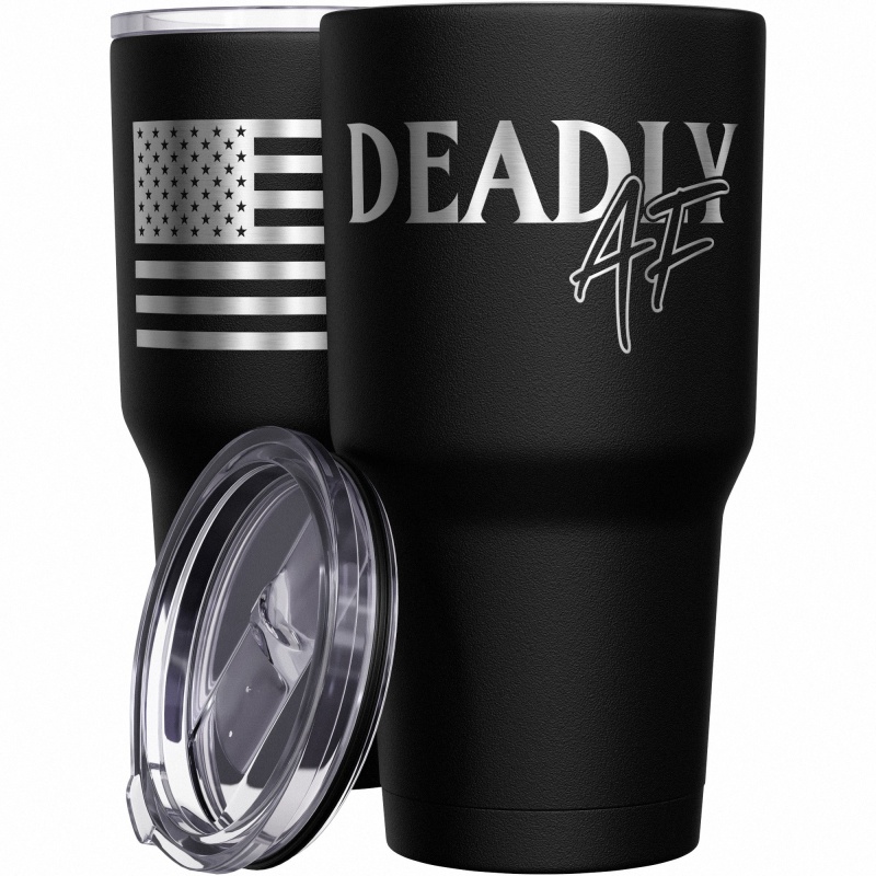 Deadly Af Stainless Steel Tumbler