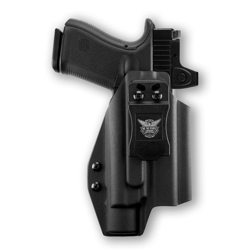 Glock 19 Mos With Streamlight Tlr-1 Hp-X Light Red Dot Optic Cut Iwb Holster