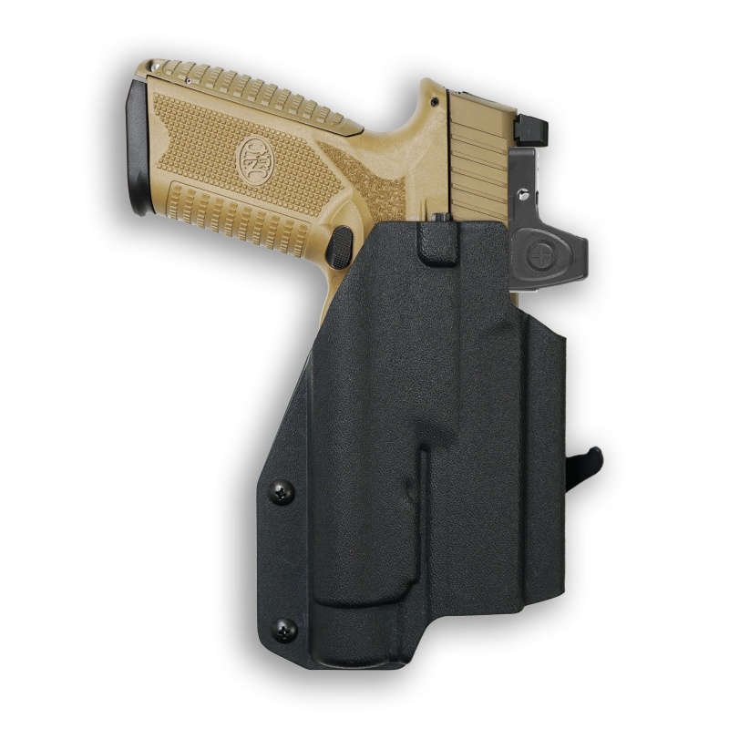 Fn 510 Tactical With Streamlight Tlr-1/1S/Hl Light Red Dot Optic Cut Owb Holster