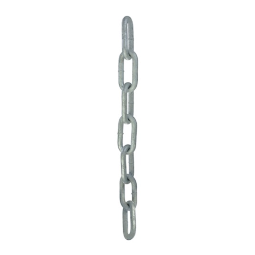 1/2" Grade 80 Long Link Galvanized Lashing Chain - 40000 Lbs Breaking Strength