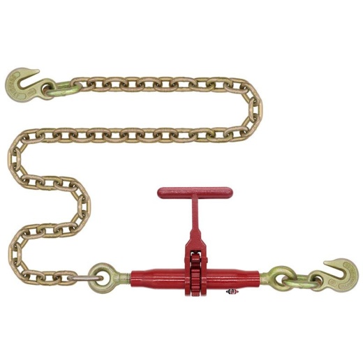 Durabilt 3/8" Ldr-T Ratchet Binder W/ 6 Ft Chain - 7100 Lbs Wll