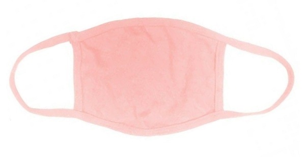 Wholesale Youth Reusable Cloth Face Mask In Pink - 500 Pieces