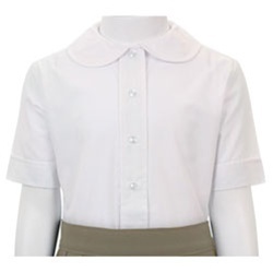 white school shirt peter pan collar