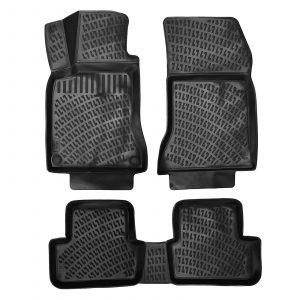 3D Rubber All Weather Floor Mat Set Compatible With Mercedes Gla 2014-2020