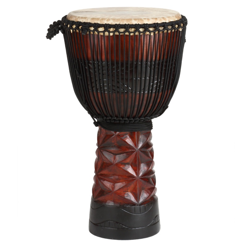 Ruby Pro African Djembe, 13-14" Head With Free Lessons