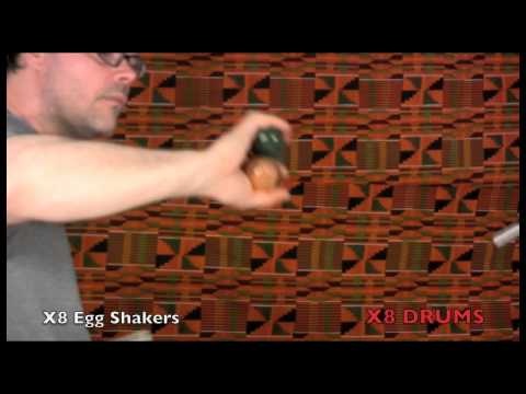 Wooden Egg Shaker Set (10 Shakers)