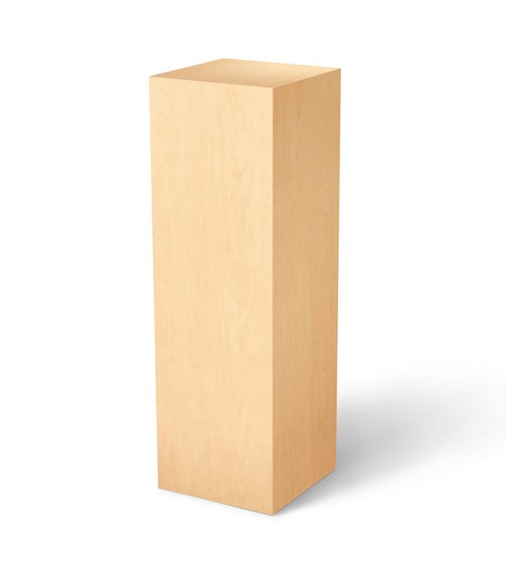 Maple Pedestal (Real Wood Veneer)
