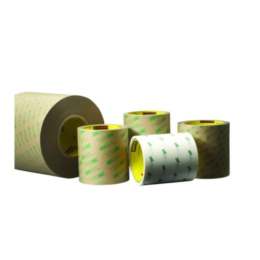 3M 7000048452 Adhesive Transfer Tape 966, Clear, 1" X 60 Yd, 2.3 Mil