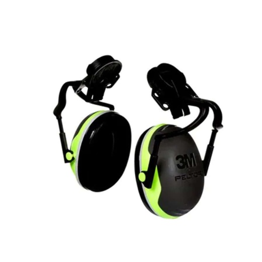 3M Peltor X4 Earmuffs X4P51E, Hard Hat Attached, 10 Ea/Case